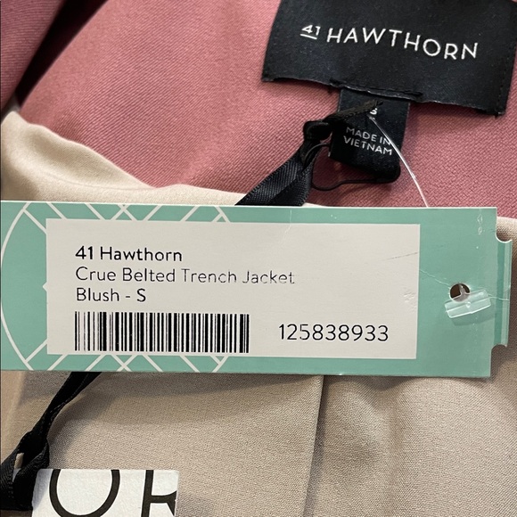 NWT 41 Hawthorn Rose Trench Coat - Picture 8 of 13